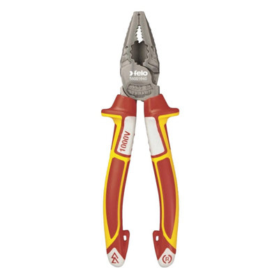 Felo Combination Pliers Vde 165mm 580 016 40Soft GripMade In Germany from B&Q