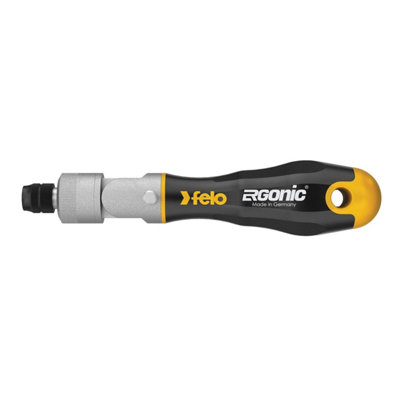 Felo Ergonic K 1/4" Quick-Release Ratchet Screwdriver With 180 Degrees Pivot from B&Q
