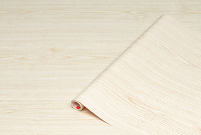 D-C-Fix White Ash Woodgrain Sticky Back Plastic Furniture Worktop Self Adhesive Wrap 1M X 67.5Cm