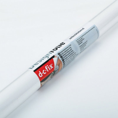 D-C-Fix Matt White (8006) Ral 9016 Sticky Back Furniture Wrap (L)200Cm (W)67.5Cm from B&Q
