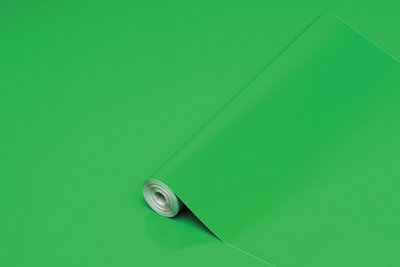 D-C-Fix Plain Glossy Green Self Adhesive Sticky Back Plastic Vinyl Fablon 1M X 45Cm from B&Q