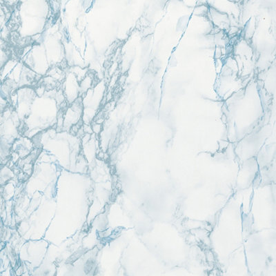 D-C-Fix Cortes Blue Marble (8028) Sticky Back Furniture Wrap (L)200Cm (W)67.5Cm