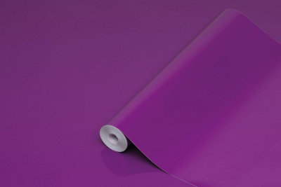 D-C-Fix D-C- Fix 1M X 45Cm Glossy Purple Self Adhesive Sticky Back Plastic Vinyl Fablon from B&Q