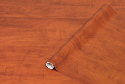 D-C-Fix Makeover Calvados Woodgrain Self Adhesive Stickyback Plastic Fablon 2M X 45Cm from B&Q