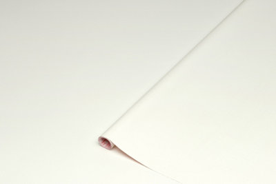 D-C-Fix Makeover White Leather Self Adhesive Wrap Stickyback Plastic Fablon 2M X 45Cm from B&Q