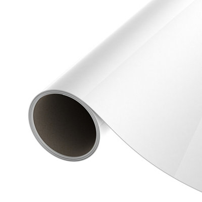 D-C-Fix Plain Gloss White Self-Adhesive Film (L)2M (W)675mm
