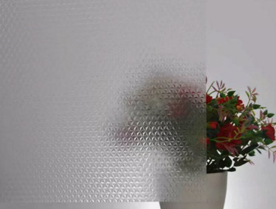 D-C-Fix Alkor Frosted Diamond Privacy Glass Window Sticky Back Self Adhesive Vinyl Film 1M X 45Cm from B&Q