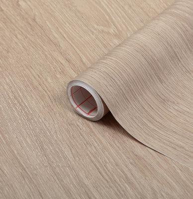 D-C-Fix Santana Light Canyon Oak Woodgrain Self Adhesive Sticky Back Plastic Vinyl 1M X 45Cm from B&Q