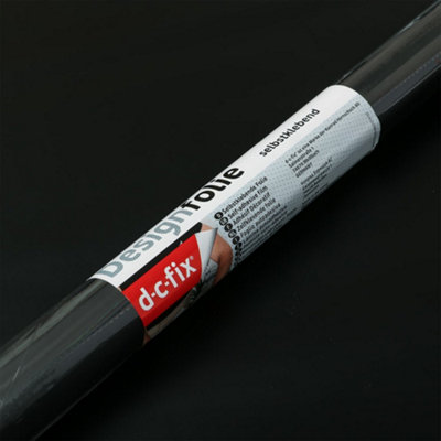 D-C-Fix Matt Black (8091) Ral 9011 Sticky Back Furniture Wrap (L)200Cm (W)67.5Cm from B&Q