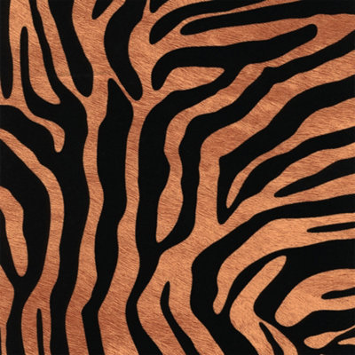 D-C-Fix Velvet Embossed Sumatra Tiger (0200) Sticky Backed Vinyl (L)120Cm (W)45Cm