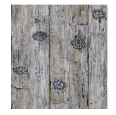 D-C-Fix Rustic Paternoster Wood Sticky Back Furniture Wrap (L)200Cm (W)45Cm