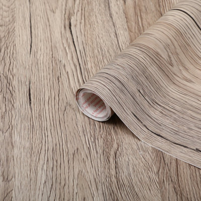 D-C-Fix Senremo Sanremo Oak Wood Effect Self-Adhesive Film (L)2M (W)680mm from B&Q