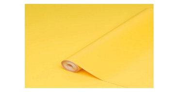 D-C-Fix Alkor Sticky Back Plastic (Self Adhesive Vinyl Film) Glossy Lemon 45Cm X 2M 380-0066