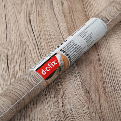 D-C-Fix Sanremo Eiche Sand Wood (5597) Sticky Back Furniture Wrap (L)15M (W)90Cm from B&Q