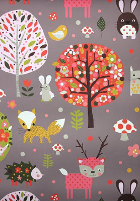 D-C-Fix Alkor Sticky Back Plastic (Self Adhesive Vinyl Film) Wildwood 45Cm X 2M 380-0108