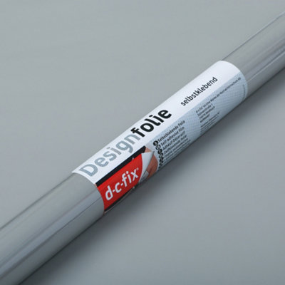 D-C-Fix  Matt Grey Ral 7042 Self-Adhesive Furniture Wrap (L)5M (W)675mm