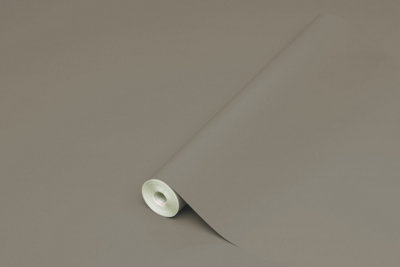 D-C-Fix Glossy Grey Taupe Vinyl Film Wrap Sticky Back Plastic Self Adhesive 1M X 45Cm from B&Q