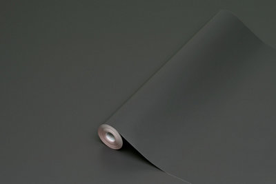 D-C-Fix Anthracite Matt Grey Sticky Back Plastic Furniture Worktop Self Adhesive Wrap 1M X 45Cm