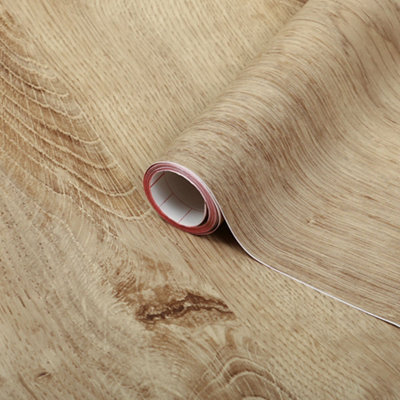 d-c-fix Ribbeck Oak Effect Self Adhesive Vinyl Film - Brown - Image 8