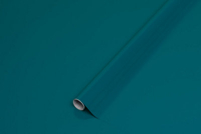 D-C-Fix Petrol Blue Glossy Self Adhesive Sticky Back Plastic Vinyl Film 1M X 45Cm from B&Q