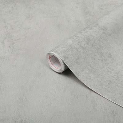 D-C-Fix Grey/Brown Concrete Mid Sheen Concrete Effect Self-Adhesive Film (L)2M (W)675Mm