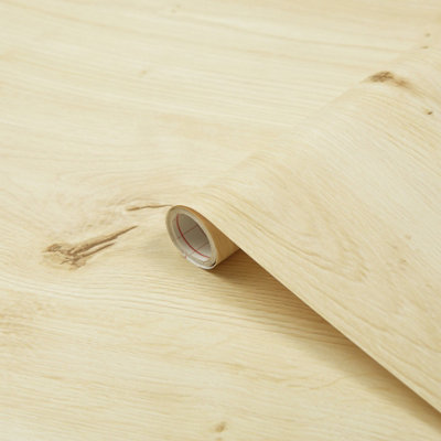 D-C-Fix Scandinavian Oak Woodgrain Self Adhesive Vinyl Wood Sticky Back Plastic 1M X 45Cm