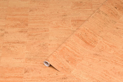 D-C-Fix 1M X 45Cm Cork Wood Sticky Back Plastic Self Adhesive Vinyl D C Fix