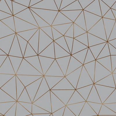 D-C-Fix Tico Geometric (8193) Sticky Back Furniture Wrap (L)200Cm (W)67.5Cm Gold