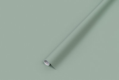 D-C-Fix Sage Green Matt Sticky Back Plastic Furniture Worktop Self Adhesive Wrap 1M X 45Cm from B&Q