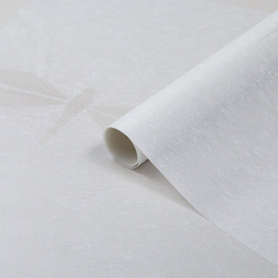 D-C-Fix Nibella White Dragonfly Window Film(L)1.5M (W)0.45M from B&Q