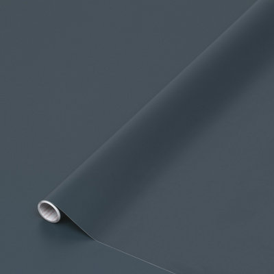 B&Q -  Matt Navy Vinyl Self-Adhesive Film (L)2M (W)675mm