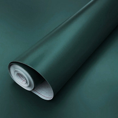 D-C-Fix  Matt Mallard Green Self-Adhesive Furniture Wrap (L)15M (W)675mm from B&Q