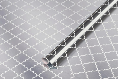 D-C-Fix Vinyl Wrap Ornament Metallic Self Adhesive Sticky Back Plastic 1.5M X 45Cm