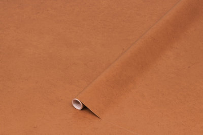 D-C-Fix Clay Orange Vinyl Wrap Sticky Back Plastic Fablon 1M X 67.5Cm from B&Q
