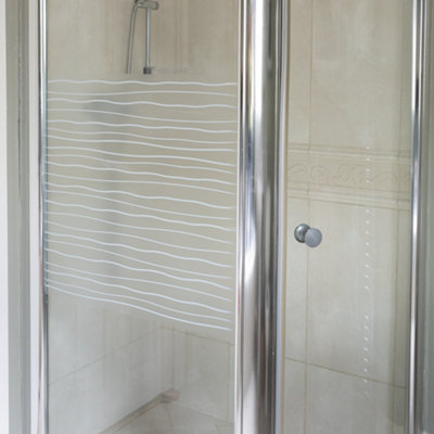 D-C-Fix Waves Static Cling Window Film For Privacy And Décor 1.5M(L) 45Cm(W) from B&Q