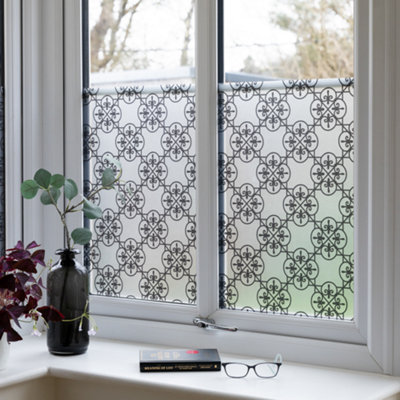 D-C-Fix Recinto 45Cm X 1.5M Static Cling Vinyl Window Film For Privacy And Décor from B&Q