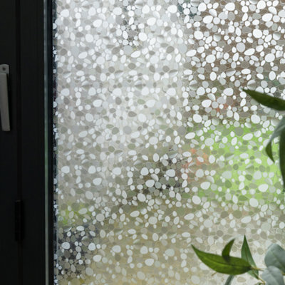 Noblessa Pebblis 90Cm X 1.5M Premium Static Cling Window Film For Privacy And Décor from B&Q