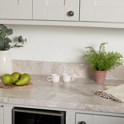 D-C-Fix Marble Paladina Sand 67.5Cm X 15M Self-Adhesive Vinyl Wrap For Doors And Worktops from B&Q
