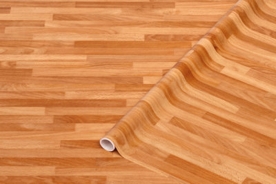 D-C-Fix Makeover Butchers Block Woodgrain Worktop Kitchen Wrap Self Adhesive Sticky Back Plastic 2M X 45Cm from B&Q