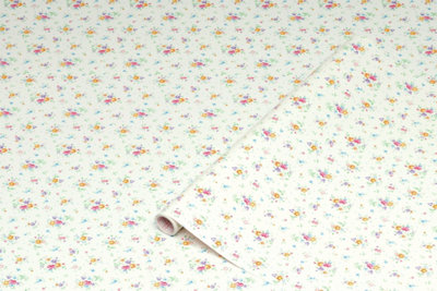 D-C-Fix Pretty Little Flower Self Adhesive Sticky Back Plastic Vinyl 2M X 45Cm