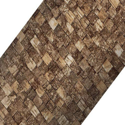 D-C-Fix 2M X 67.5Cm Aragon Bark Self Adhesive Sticky Back Plastic 346-8061 Brown