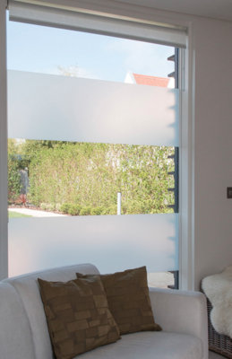 D-C-Fix D-C Fix Privacy Milky Frosted Glass Window Static Cling 1.5M X 45Cm from B&Q