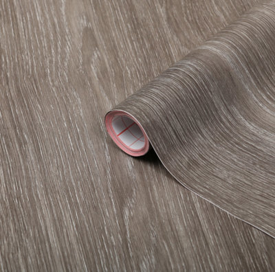 D-C-Fix Sheffield Oak Grey Woodgrain Sticky Back Plastic Furniture Kitchen Worktop Self Adhesive Wrap 2M X 67.5Cm from B&Q