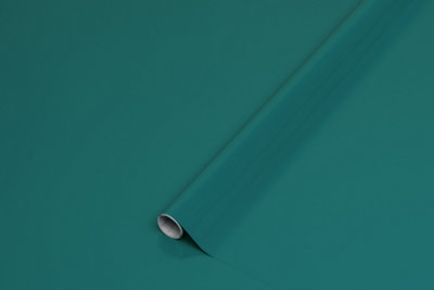 D-C-Fix Petrol Blue Glossy Self Adhesive Sticky Back Plastic Vinyl Film 2M X 45Cm