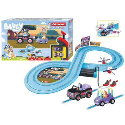 Carrera Bluey And Bingo Race Car Track Set from B&Q
