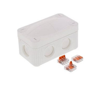Wiska Combi 206 85mm X 49mm X 51mm Adaptable Box White from B&Q