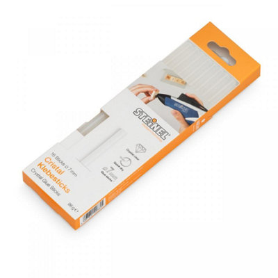 Steinel Cristal Glue Sticks 7 X 150 mm Transparent Hot Melt Adhesive 16 Pcs 96 G from B&Q