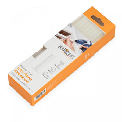 Steinel Ultra Power Glue Sticks 7 X 150 mm Strong Hot Melt Adhesive 40 Pcs 240G from B&Q