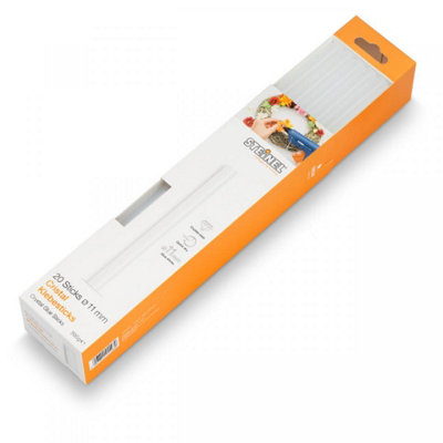 Steinel Cristal Glue Sticks 11 X 250 mm Transparent Hot Melt Adhesive 20 Pcs 500 G from B&Q