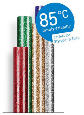 Steinel Assorted Glitter 85 Degree Low Temperature Glue Sticks - Image 4